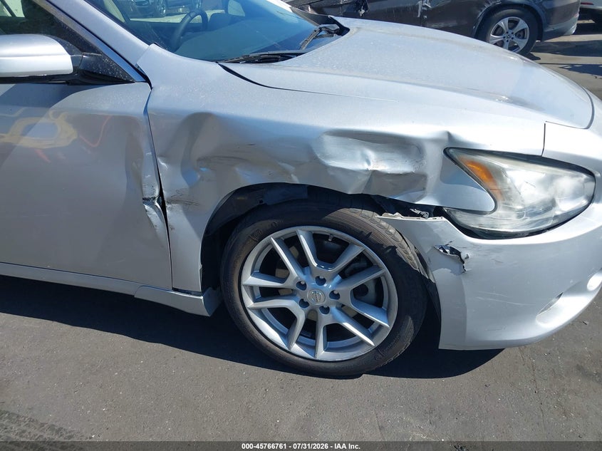 2010 Nissan Maxima VIN 1N4AA5AP1AC851725 IAAI salvage auction — SIDE, Salvage Certificate (California), sold $1,350 on 2026-08-20 (photo 6)