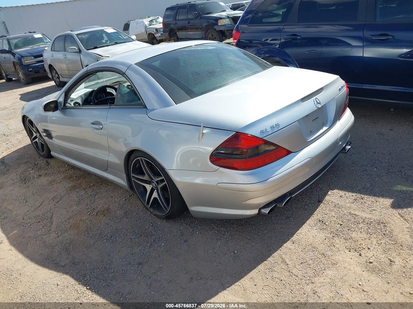 2004 Mercedes-benz Sl-klasse amg VIN WDBSK74F54F071819 IAAI salvage auction — NORMAL WEAR, Clear-Dealer Only (Arizona), sold $4,650 on 2026-08-20 (photo 3)