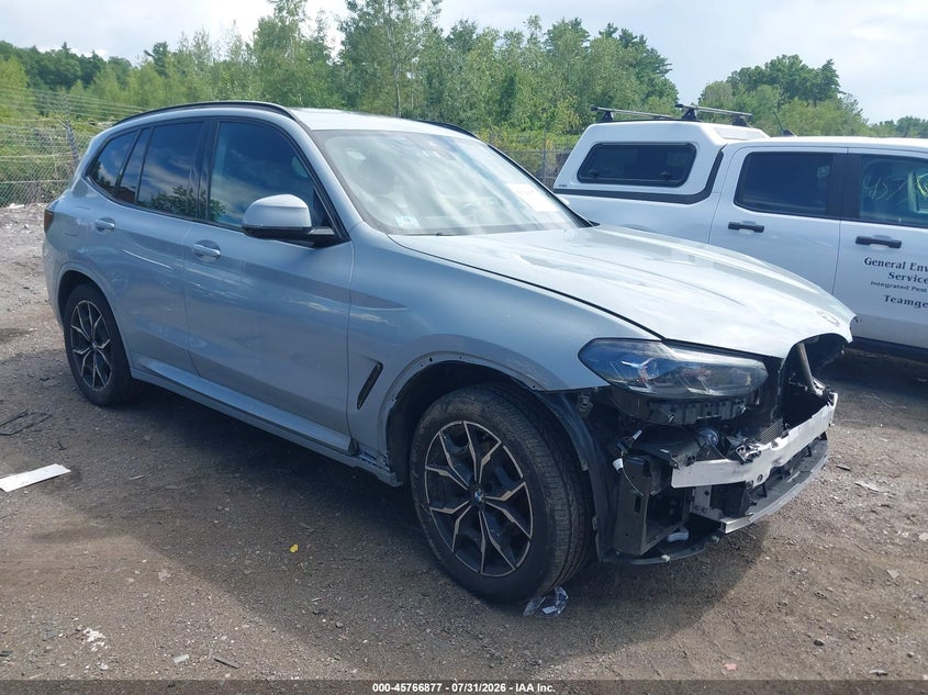 2023 BMW X3 VIN 5UX53DP00P9S84146 — IAAI salvage auction photo