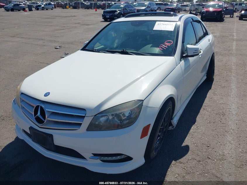2011 Mercedes-benz C class VIN WDDGF5EB0BR150618 IAAI salvage auction — RIGHT SIDE, Salvage (California), sold $425 on 2026-08-19 (photo 2)