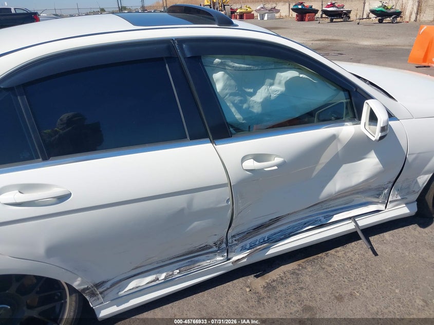 2011 Mercedes-benz C class VIN WDDGF5EB0BR150618 IAAI salvage auction — RIGHT SIDE, Salvage (California), sold $425 on 2026-08-19 (photo 6)