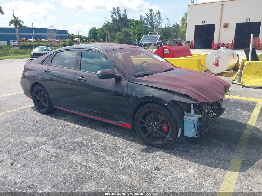2025 Hyundai Elantra VIN KMHLW4DK3SU025433 — IAAI salvage auction photo