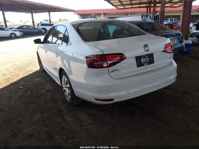 2017 Volkswagen Jetta VIN 3VW2B7AJ7HM403286 IAAI salvage auction — RIGHT FRONT, Salvage (Arizona), sold $2,850 on 2026-09-15 (photo 3)