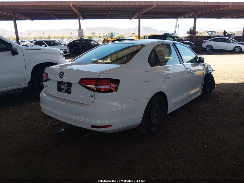 2017 Volkswagen Jetta VIN 3VW2B7AJ7HM403286 IAAI salvage auction — RIGHT FRONT, Salvage (Arizona), sold $2,850 on 2026-09-15 (photo 4)