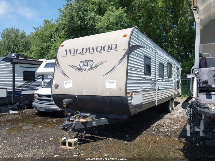 2015 Wildwood Other VIN 4X4TWDG25FA254746 IAAI salvage auction — WATER/FLOOD, Wait Title, sold $75 on 2026-08-26 (photo 2)