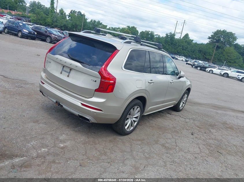 2016 Volvo Xc90 VIN YV4A22PK9G1038636 IAAI salvage auction — LEFT REAR, Salvage Title, sold $4,950 on 2026-08-21 (photo 4)