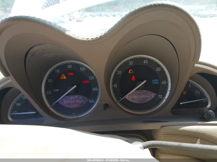 2008 Mercedes-benz Sl-class VIN WDBSK71F28F137494 IAAI salvage auction — LEFT SIDE, Clear (Virginia), sold $2,350 on 2026-08-18 (photo 7)