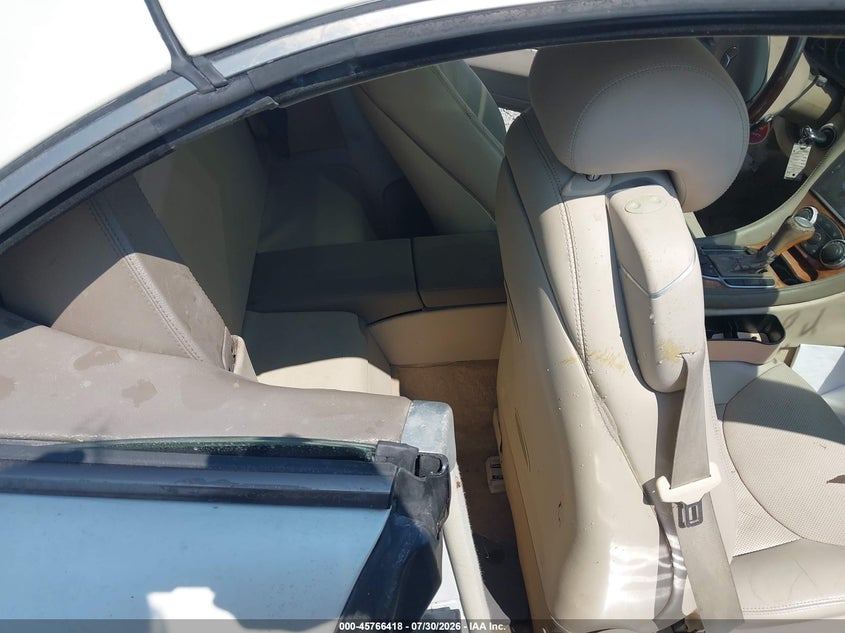 2008 Mercedes-benz Sl-class VIN WDBSK71F28F137494 IAAI salvage auction — LEFT SIDE, Clear (Virginia), sold $2,350 on 2026-08-18 (photo 8)