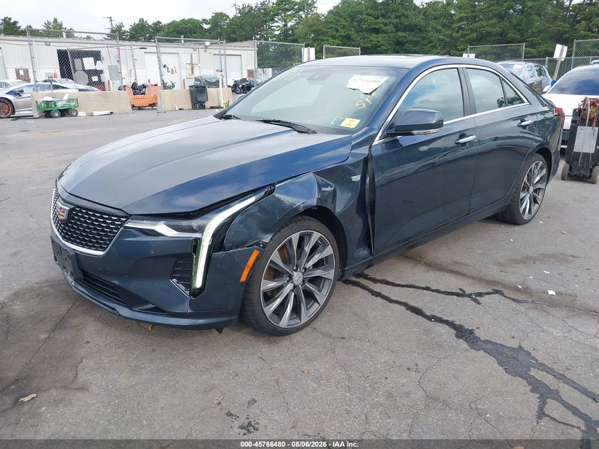 2021 Cadillac Ct4 VIN 1G6DK5RKXM0125352 IAAI salvage auction — LEFT FRONT, Salvage Title, sold $5,800 on 2026-08-24 (photo 2)