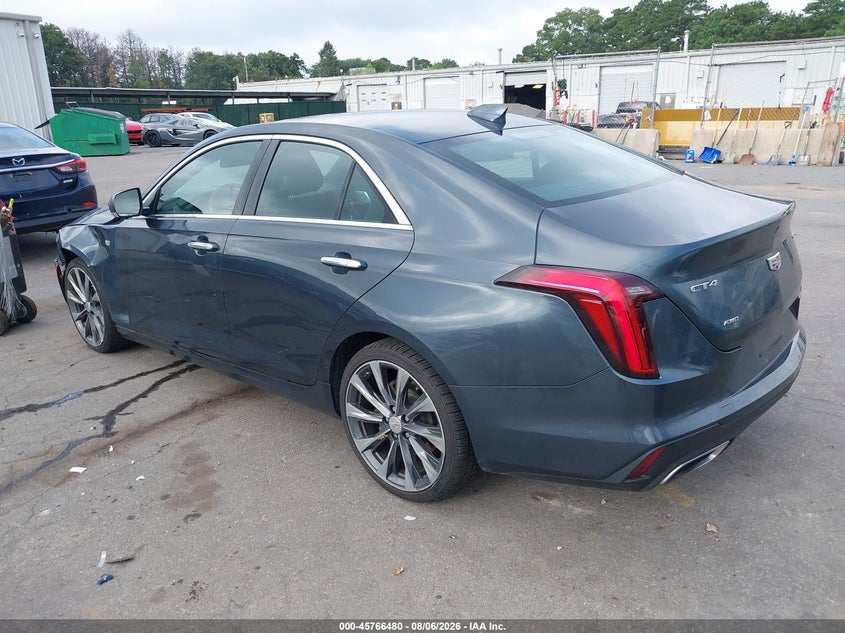 2021 Cadillac Ct4 VIN 1G6DK5RKXM0125352 IAAI salvage auction — LEFT FRONT, Salvage Title, sold $5,800 on 2026-08-24 (photo 3)