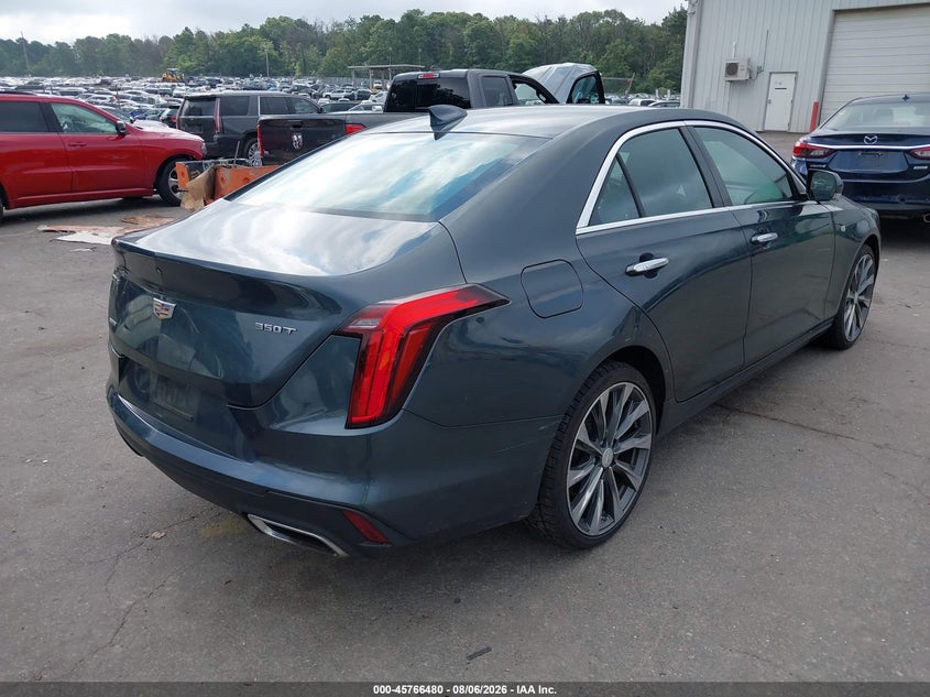 2021 Cadillac Ct4 VIN 1G6DK5RKXM0125352 IAAI salvage auction — LEFT FRONT, Salvage Title, sold $5,800 on 2026-08-24 (photo 4)