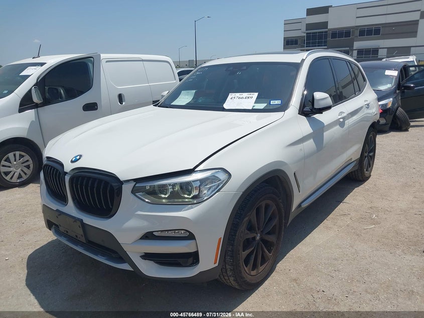 2019 BMW X3 VIN 5UXTR9C59KLR07070 IAAI salvage auction — REAR END, Salvage Title, sold $6,800 on 2026-09-15 (photo 2)