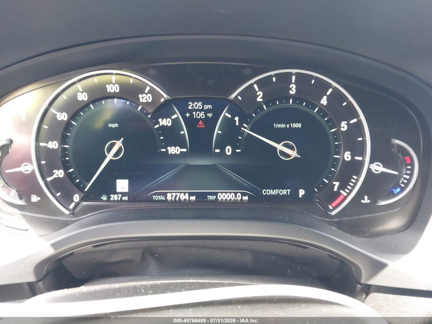 2019 BMW X3 VIN 5UXTR9C59KLR07070 IAAI salvage auction — REAR END, Salvage Title, sold $6,800 on 2026-09-15 (photo 7)