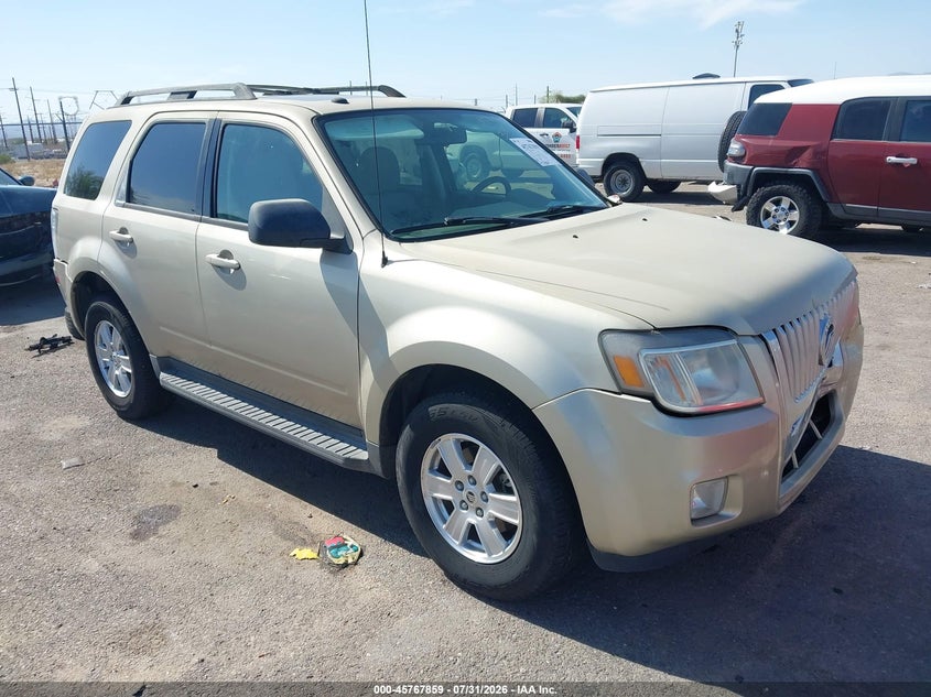 2011 Mercury Mariner VIN 4M2CN8B77BKJ06289 IAAI salvage auction — FRONT & REAR, Salvage (Arizona), sold $550 on 2026-10-05 (photo 1)