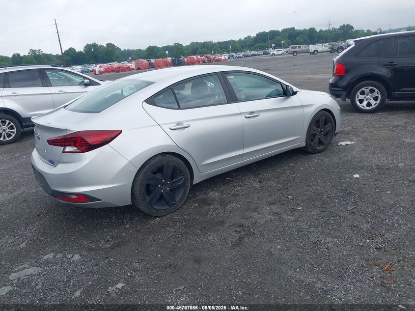 2019 Hyundai Elantra VIN 5NPD74LF7KH420803 IAAI salvage auction — THEFT, Salvage - Greater Than 75% (Maryland), sold $2,000 on 2026-09-04 (photo 4)