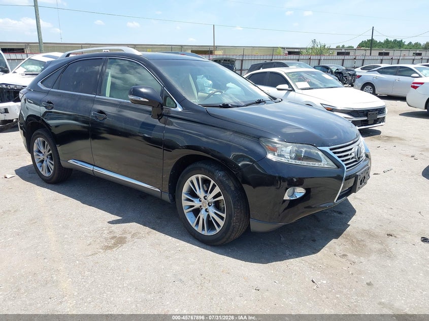 2014 Lexus Rx VIN 2T2ZK1BA0EC136893 IAAI salvage auction — LEFT SIDE, Wait Title, sold $6,950 on 2026-08-27 (photo 1)
