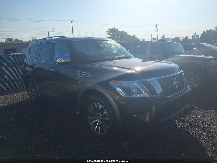 2020 Nissan Armada VIN JN8AY2NC3L9617599 — IAAI salvage auction photo