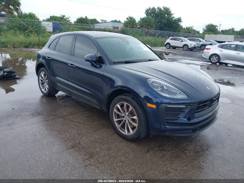 2023 Porsche Macan VIN WP1AA2A54PLB17675 IAAI salvage auction — ELECTRICAL, Rebuildable (Florida), sold $22,100 on 2026-08-10 (photo 1)