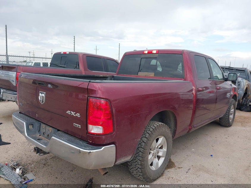 2020 Ram 1500 VIN 1C6RR7TT9LS106605 IAAI salvage auction — SIDE, Salvage Title, sold $6,300 on 2026-10-02 (photo 4)
