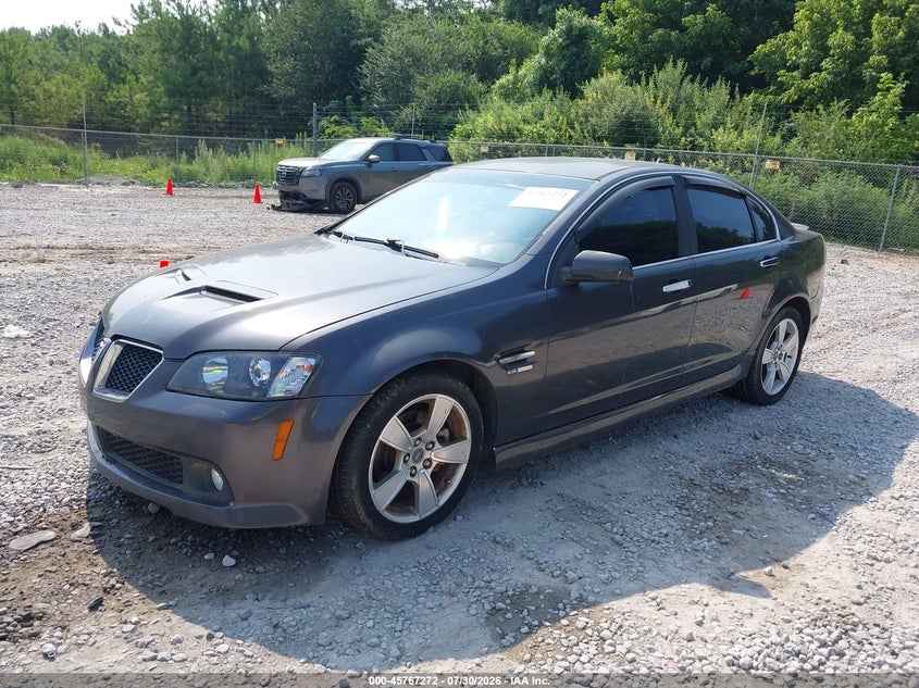 2008 Pontiac G8 VIN 6G2EC57Y68L121056 IAAI salvage auction — WATER/FLOOD, Salvage (Tennessee), sold $925 on 2026-09-08 (photo 2)