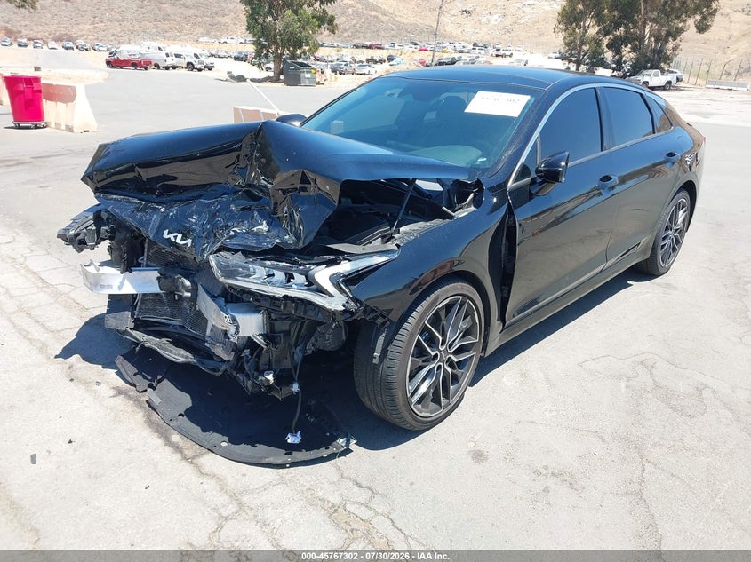 2023 Kia K5 VIN 5XXG44J85PG199635 IAAI salvage auction — FRONT END, Salvage Title, sold $3,775 on 2026-08-29 (photo 2)