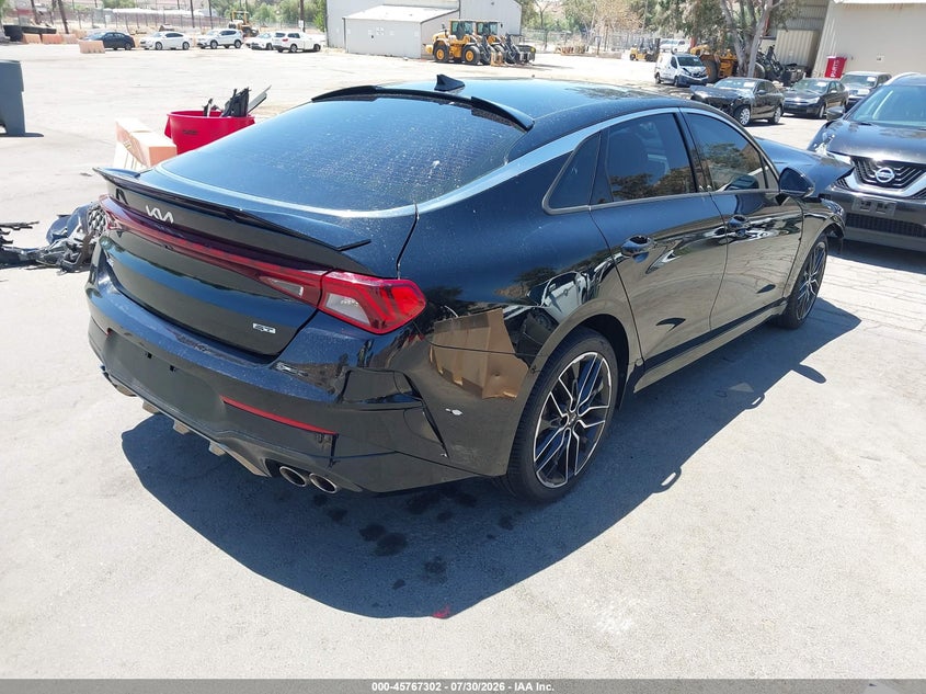 2023 Kia K5 VIN 5XXG44J85PG199635 IAAI salvage auction — FRONT END, Salvage Title, sold $3,775 on 2026-08-29 (photo 4)