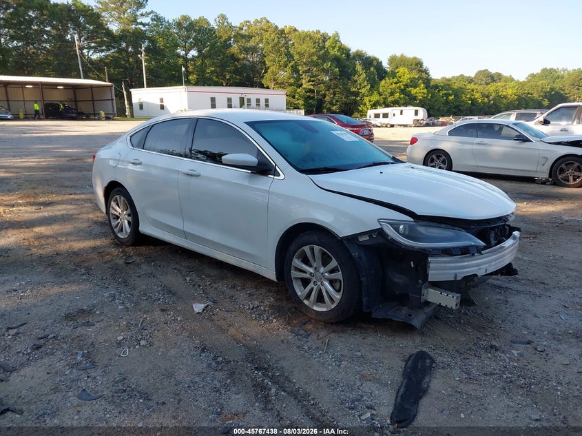 2015 Chrysler 200 VIN 1C3CCCAB8FN587442 IAAI salvage auction — FRONT END, Salvage (Georgia), sold $750 on 2026-08-28 (photo 1)