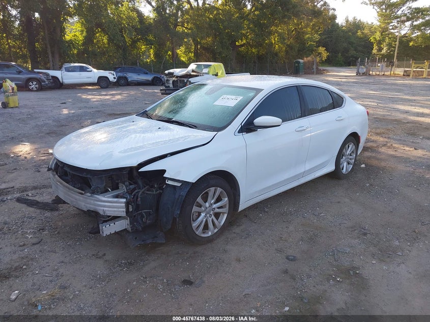 2015 Chrysler 200 VIN 1C3CCCAB8FN587442 IAAI salvage auction — FRONT END, Salvage (Georgia), sold $750 on 2026-08-28 (photo 2)