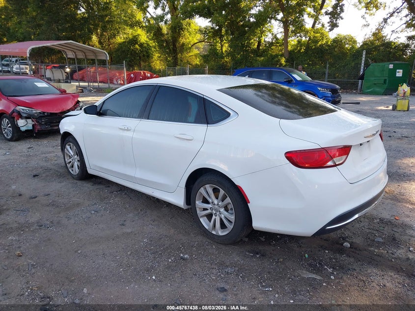 2015 Chrysler 200 VIN 1C3CCCAB8FN587442 IAAI salvage auction — FRONT END, Salvage (Georgia), sold $750 on 2026-08-28 (photo 3)