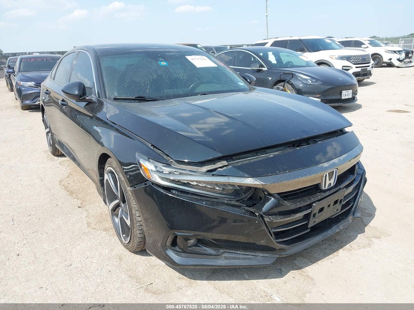 2022 Honda Accord VIN 1HGCV3F22NA003669 — IAAI salvage auction photo