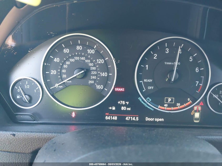 2017 BMW 3er VIN WBA8E1G35HNU15451 IAAI salvage auction — FRONT END, Salvage Title, sold $2,500 on 2026-08-21 (photo 7)