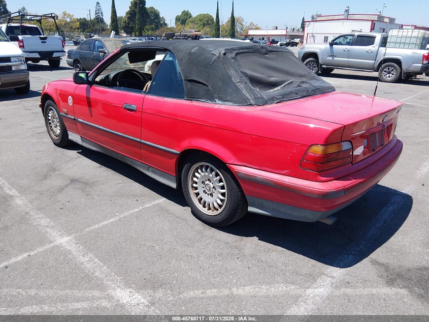 1994 BMW 3 series VIN WBABK6323RED15832 IAAI salvage auction — LEFT FRONT, Salvage (California), sold $950 on 2026-08-20 (photo 3)