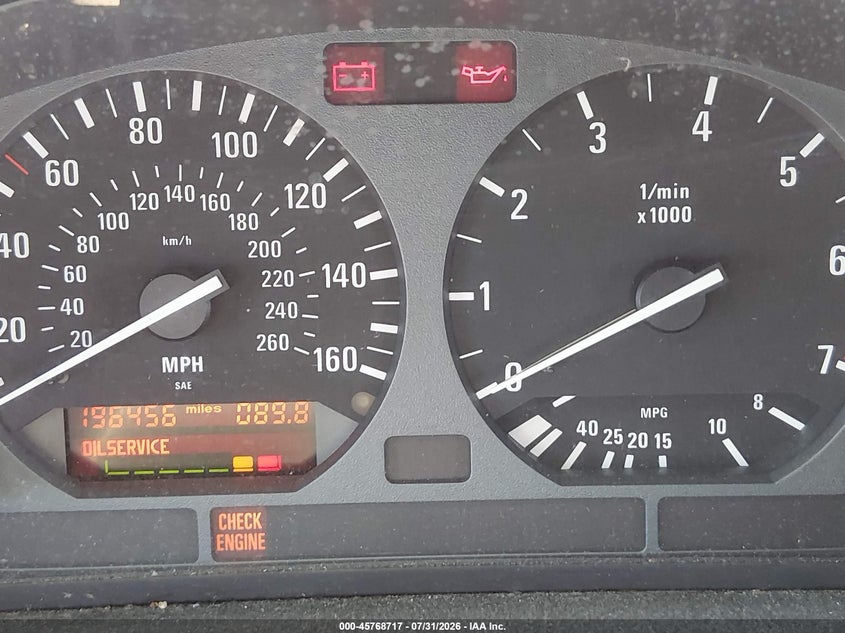 1994 BMW 3 series VIN WBABK6323RED15832 IAAI salvage auction — LEFT FRONT, Salvage (California), sold $950 on 2026-08-20 (photo 7)