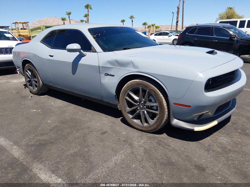 2022 Dodge Challenger VIN 2C3CDZKG2NH156855 IAAI salvage auction — LEFT REAR, Salvage Title, sold $8,050 on 2026-10-16 (photo 1)