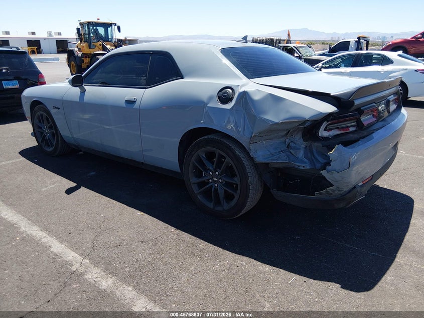 2022 Dodge Challenger VIN 2C3CDZKG2NH156855 IAAI salvage auction — LEFT REAR, Salvage Title, sold $8,050 on 2026-10-16 (photo 3)