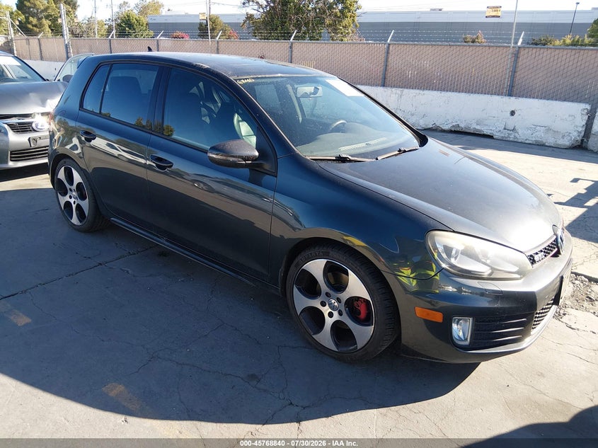 2011 Volkswagen Gti VIN WVWHD7AJ9BW169490 IAAI salvage auction — NORMAL WEAR, Clear - Dealer Only (California), sold $1,925 on 2026-08-10 (photo 1)