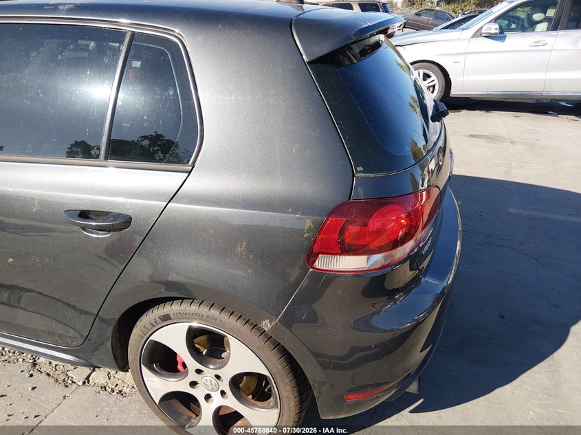 2011 Volkswagen Gti VIN WVWHD7AJ9BW169490 IAAI salvage auction — NORMAL WEAR, Clear - Dealer Only (California), sold $1,925 on 2026-08-10 (photo 6)