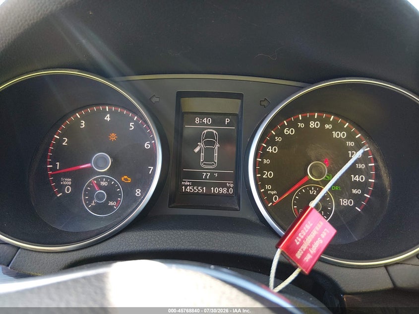 2011 Volkswagen Gti VIN WVWHD7AJ9BW169490 IAAI salvage auction — NORMAL WEAR, Clear - Dealer Only (California), sold $1,925 on 2026-08-10 (photo 7)