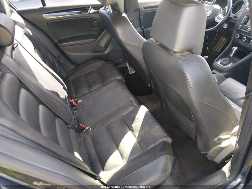 2011 Volkswagen Gti VIN WVWHD7AJ9BW169490 IAAI salvage auction — NORMAL WEAR, Clear - Dealer Only (California), sold $1,925 on 2026-08-10 (photo 8)