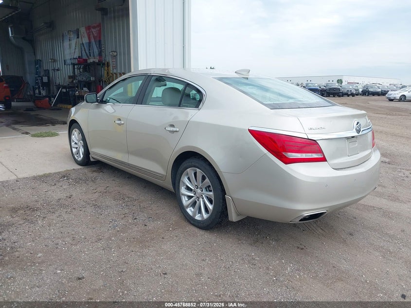 2016 Buick Lacrosse VIN 1G4GD5G31GF186795 IAAI salvage auction — HAIL, Clear (North Dakota), sold $3,550 on 2026-08-29 (photo 3)