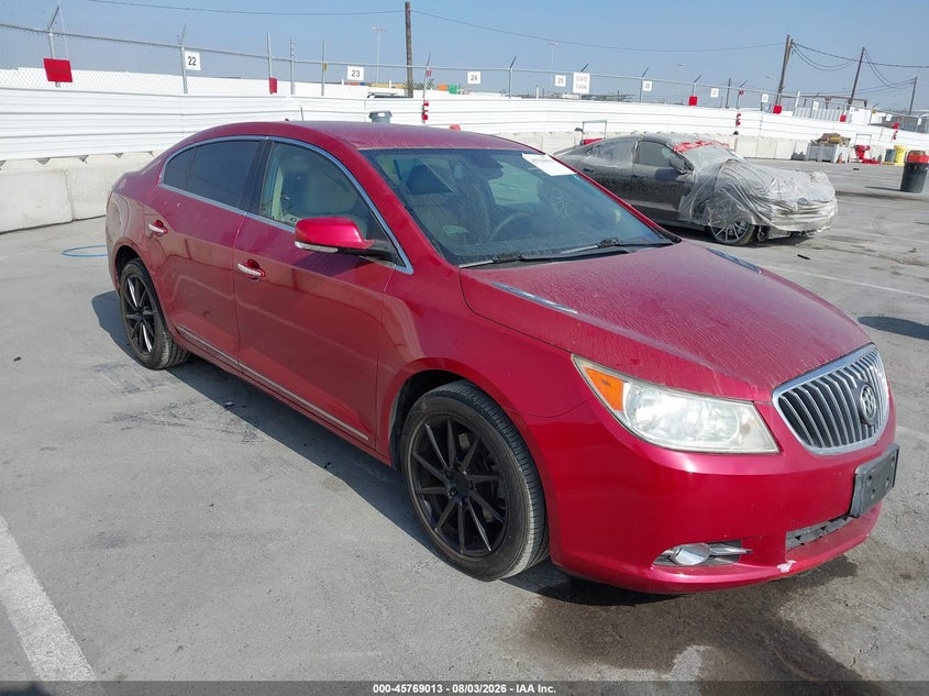 2013 Buick Lacrosse VIN 1G4GC5E39DF306313 IAAI salvage auction — FRONT & REAR, Salvage Title, sold $775 on 2026-08-23 (photo 1)
