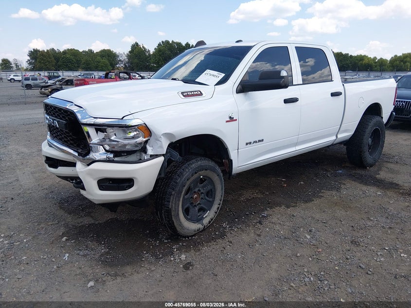 2020 Ram 2500 VIN 3C6UR5CL9LG231285 IAAI salvage auction — FRONT & REAR, Salvage (Arkansas), sold $8,800 on 2026-08-27 (photo 2)