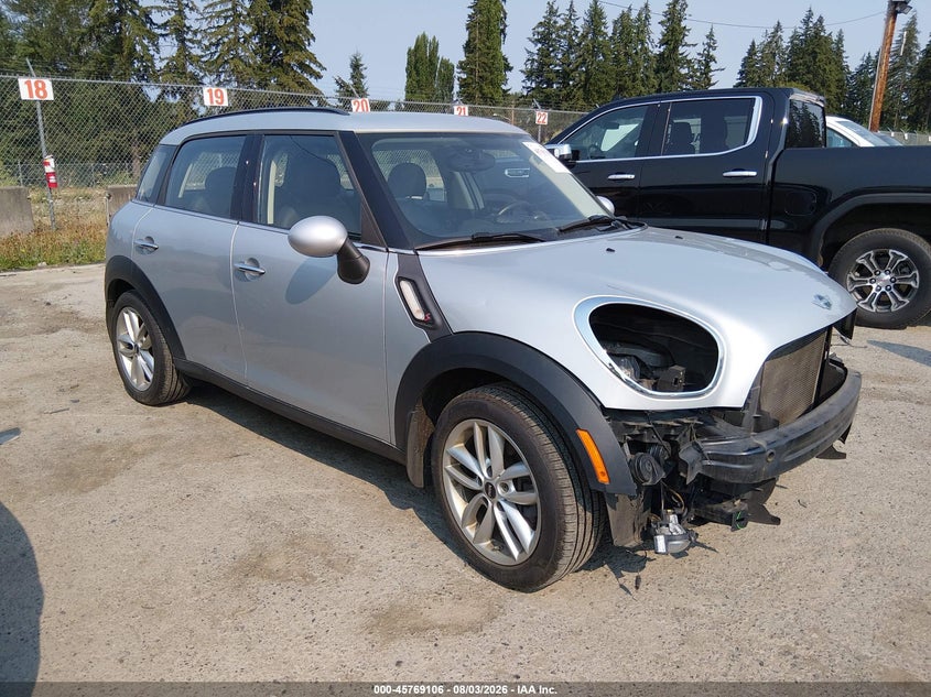 2014 Mini Countryman VIN WMWZC3C54EWP28509 IAAI salvage auction — FRONT END, Bill Of Sale (Washington), sold $1,050 on 2026-08-19 (photo 1)