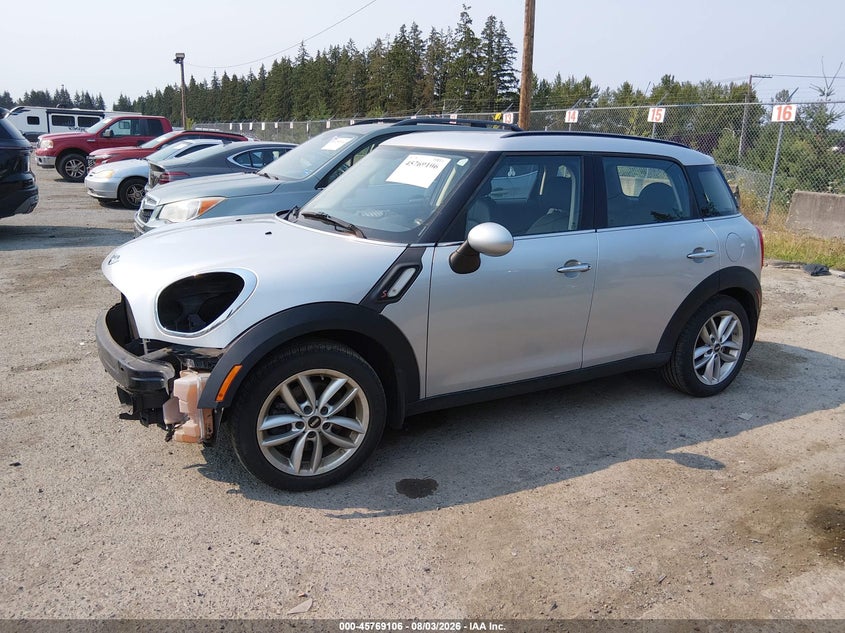 2014 Mini Countryman VIN WMWZC3C54EWP28509 IAAI salvage auction — FRONT END, Bill Of Sale (Washington), sold $1,050 on 2026-08-19 (photo 2)