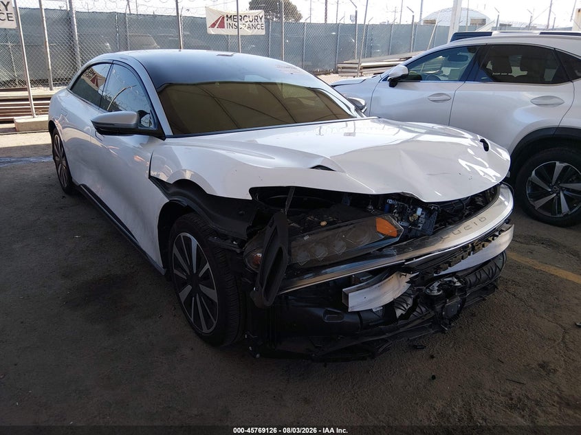 2022 Lucid Air VIN 50EA1GBA1NA005866 — IAAI salvage auction photo