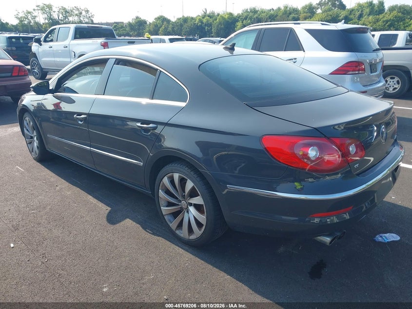 2012 Volkswagen Passat cc VIN WVWHN7AN1CE503079 IAAI salvage auction — NORMAL WEAR, Clear (Tennessee), sold $375 on 2026-08-13 (photo 3)