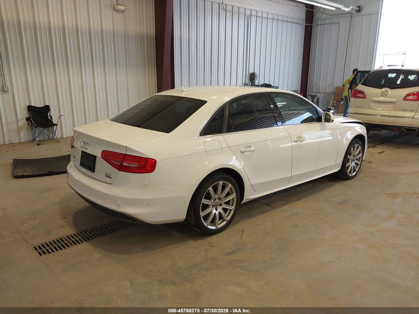 2016 Audi A4 VIN WAUBFAFL7GN018262 IAAI salvage auction — FRONT END, Salvage Title, sold $1,350 on 2026-08-24 (photo 4)