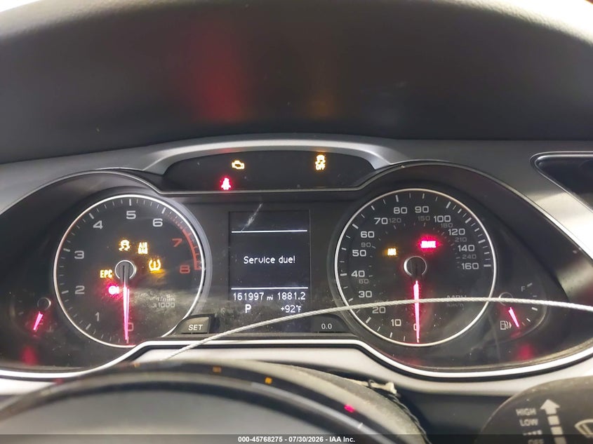 2016 Audi A4 VIN WAUBFAFL7GN018262 IAAI salvage auction — FRONT END, Salvage Title, sold $1,350 on 2026-08-24 (photo 7)