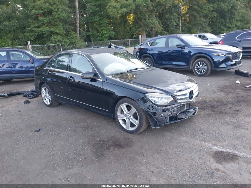 2011 Mercedes-benz C-klasse VIN WDDGF5EB9BR141920 IAAI salvage auction — FRONT END, Salvage - Greater Than 75% (Maryland), sold $475 on 2026-08-15 (photo 1)