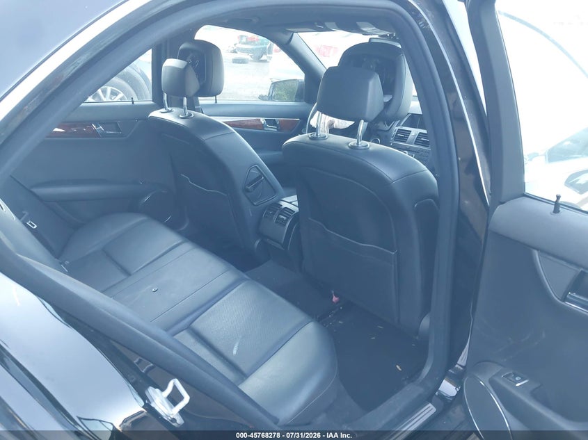 2011 Mercedes-benz C-klasse VIN WDDGF5EB9BR141920 IAAI salvage auction — FRONT END, Salvage - Greater Than 75% (Maryland), sold $475 on 2026-08-15 (photo 8)